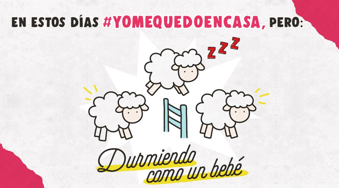 durmiendo como un bebé