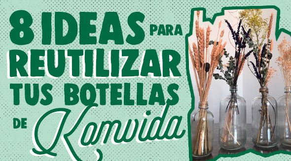 8 ideas para reutilizar tus botellas de Komvida