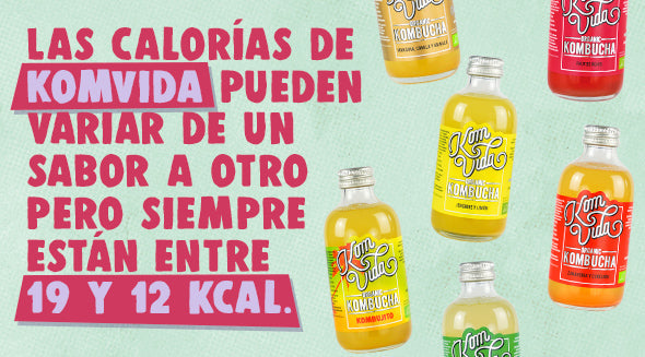 ¿Cuántas calorías tienen las kombuchas?