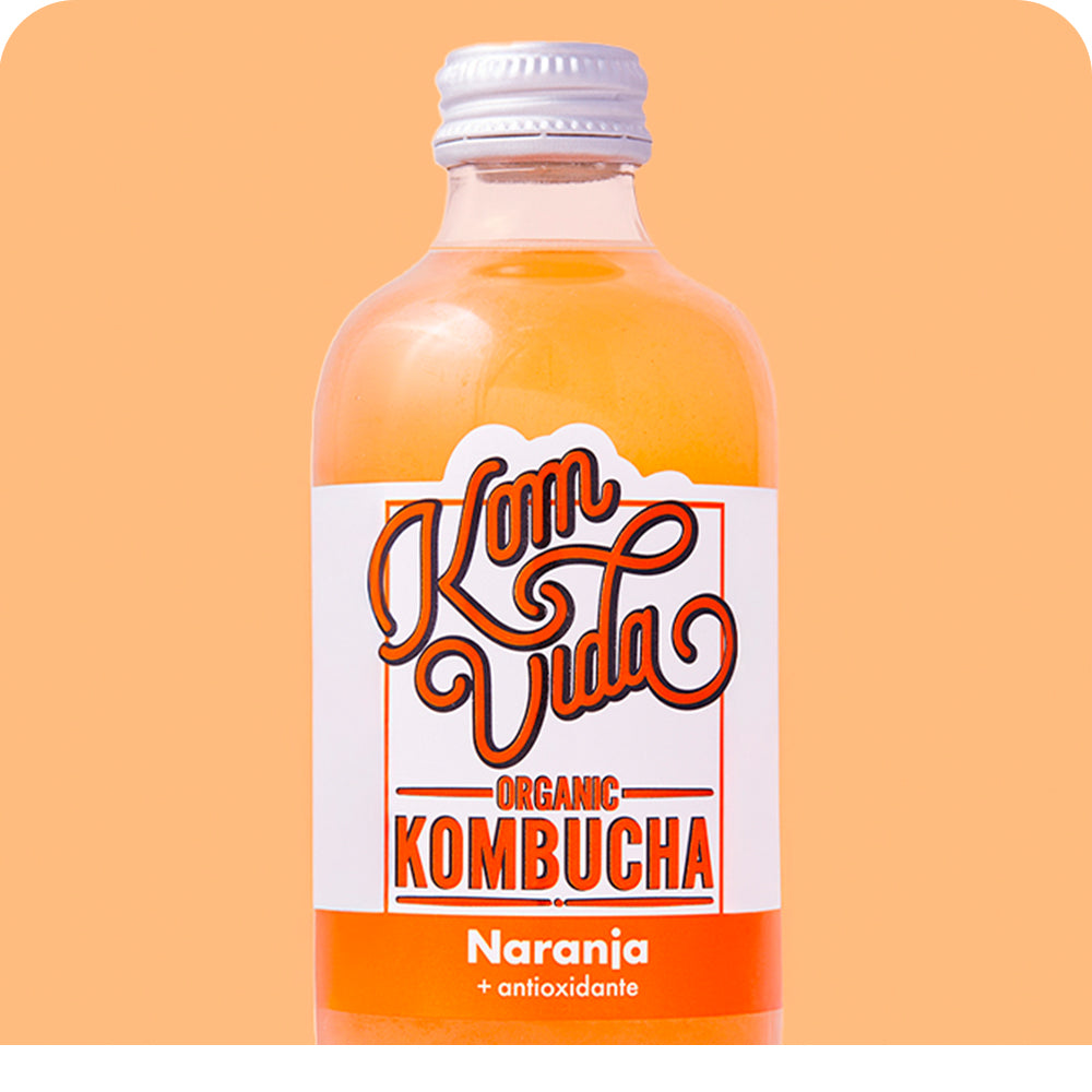 BOTELLA KOMVIDA NARANJA 1X250ML