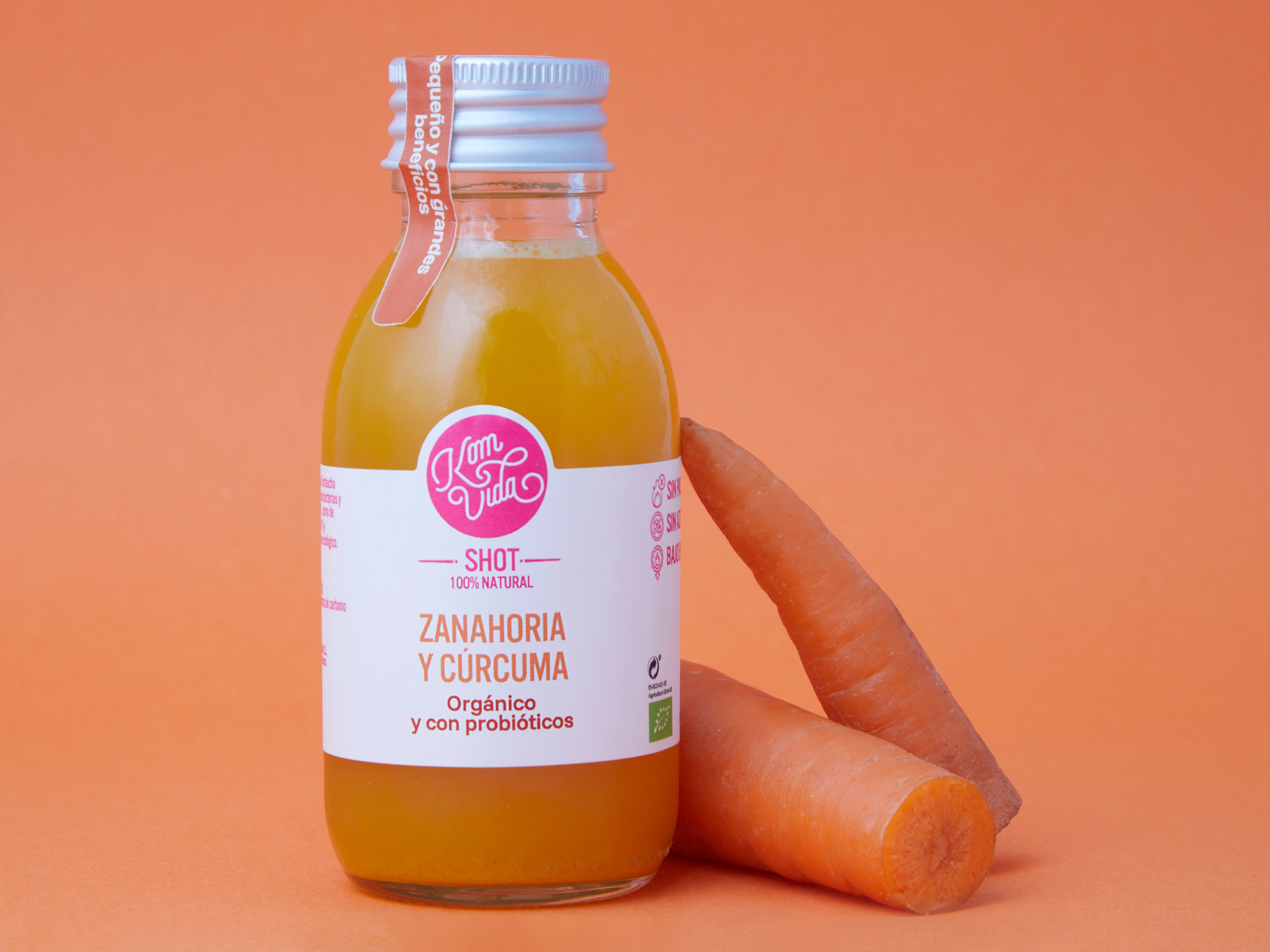 03 SHOTS ZANAHORIA Y CÚRCUMA 15x100 ml