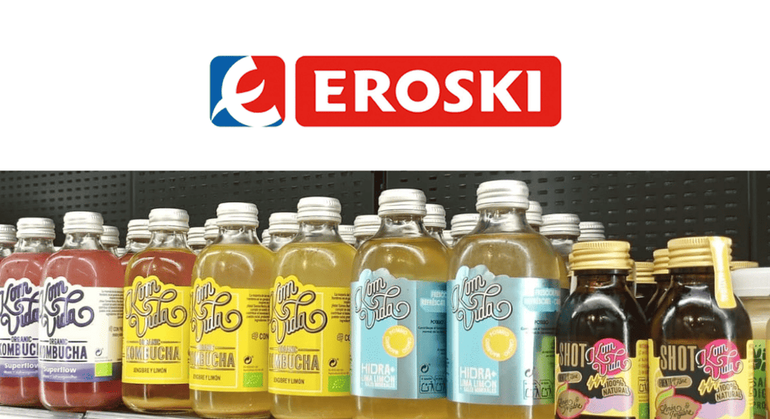 Kombucha en Eroski
