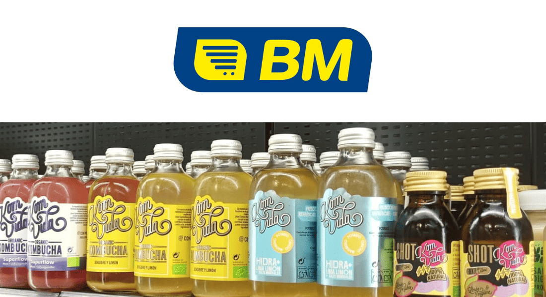 Kombucha en BM Supermercados