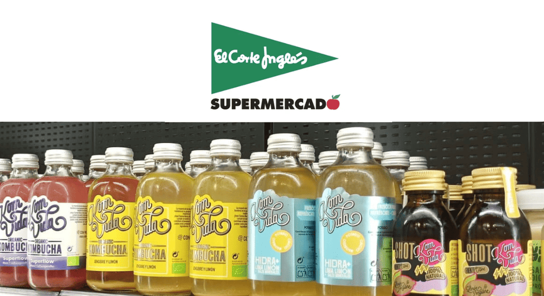 Kombucha en El Corte Inglés