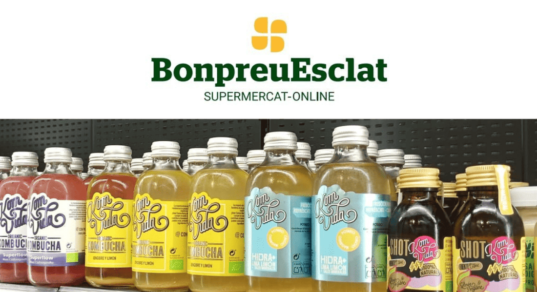 Kombucha en Bonpreu