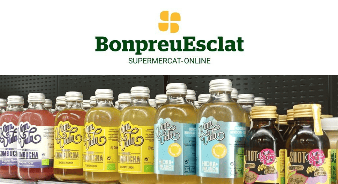 Kombucha en Bonpreu