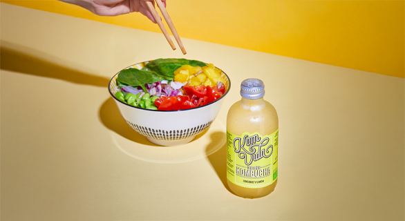 Guía para tomar kombucha si sigues una dieta especial (vegana, keto, sin gluten)