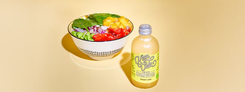 Maridaje con kombucha: los mejores sabores para tus comidas