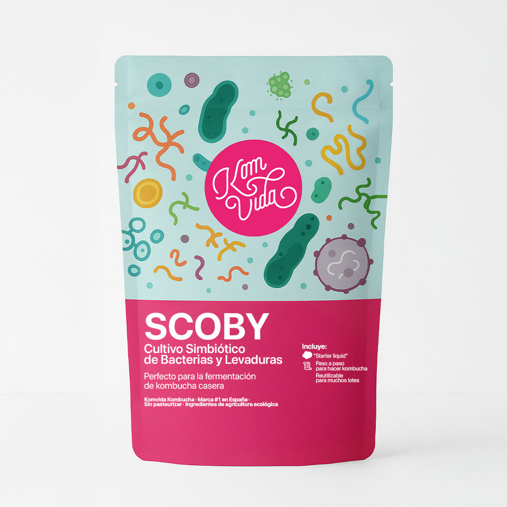 SCOBY ECOLÓGICO KOMVIDA