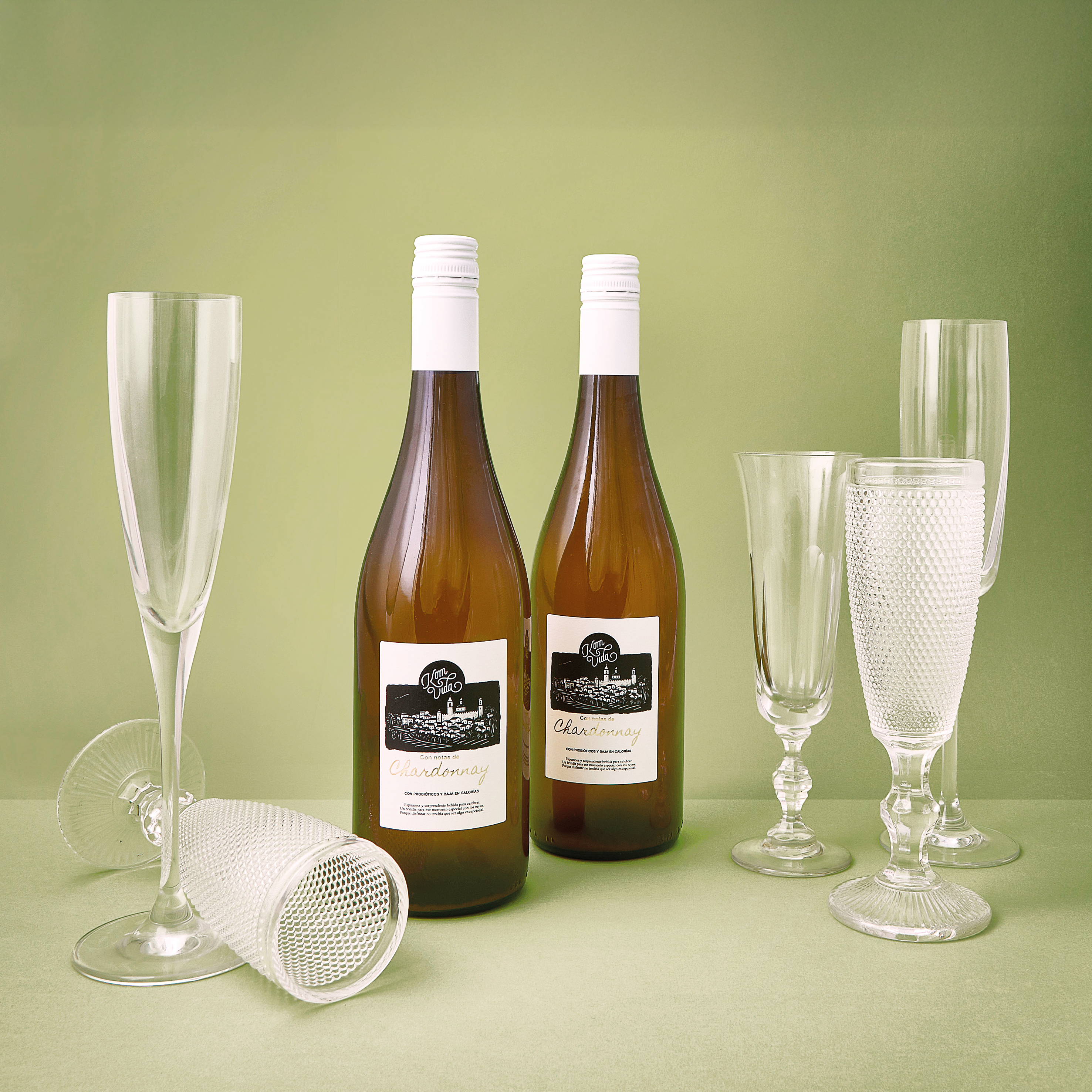 PACK KOMVIDA CHARDONNAY 2 x 750 ml + SURTIDO IBÉRICOS